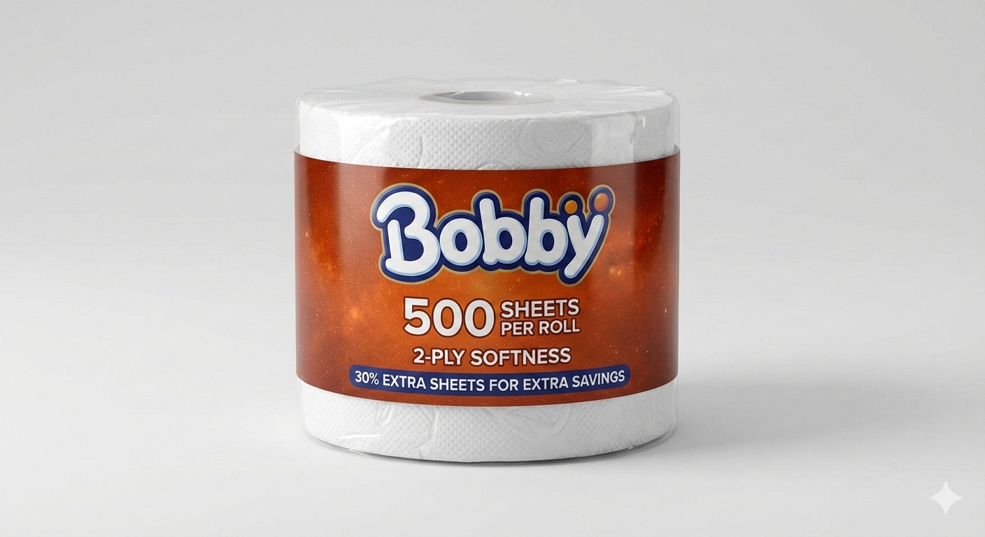 24 pack Toilet paper. 500 sheets per roll. 2ply